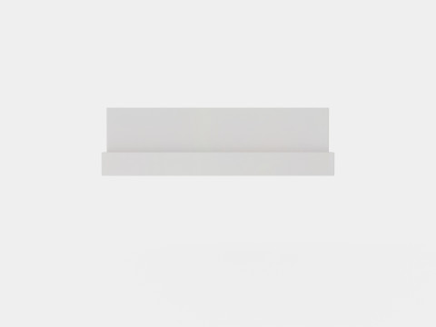 Maxima Wardrobe Led Lighting 2 Sliding Doors White Modelo 3D