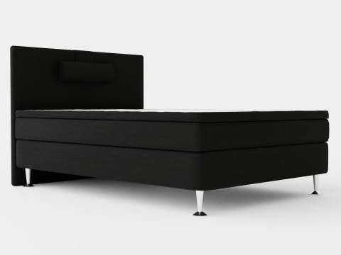 Meja Bed Package Black With Neck Pillow 3D 模型