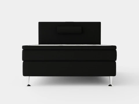 Meja Bed Package Black With Neck Pillow 3D Model