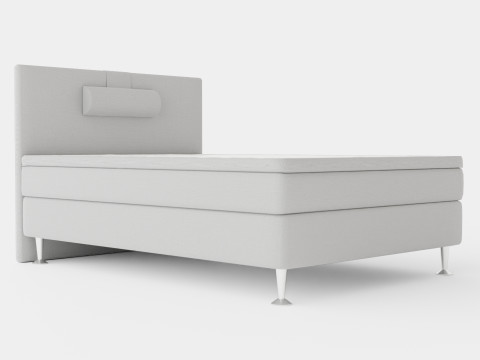 Meja Bed Package Light Gray With Neck Pillow 3D Model