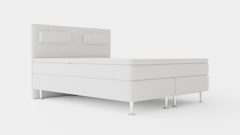 Meja Bed Package Light Gray With Neck Pillow Modèle 3D .c4d .max .obj .3ds .fbx .stl .blend