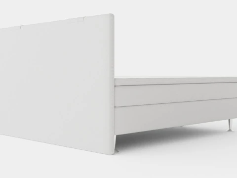 Meja Bed Package Light Gray With Neck Pillow 3D Model