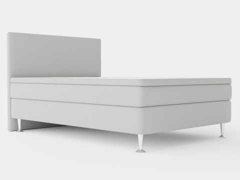 Meja Continental Bed Light Gray 3D Model