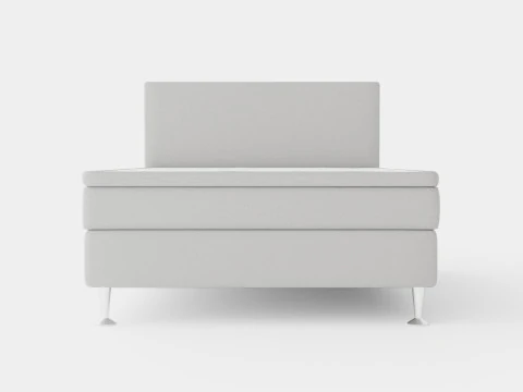 Meja Continental Bed Light Gray 3D Model
