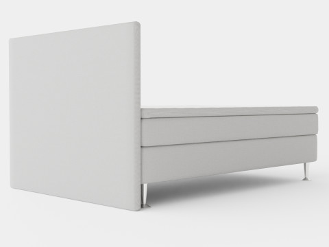 Meja Continental Bed Light Gray 3D Model