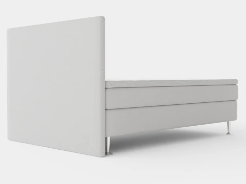 Meja Continental Bed Light Gray 3D Model