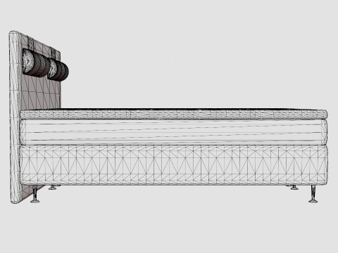 Meja Continental Bed Modello 3D
