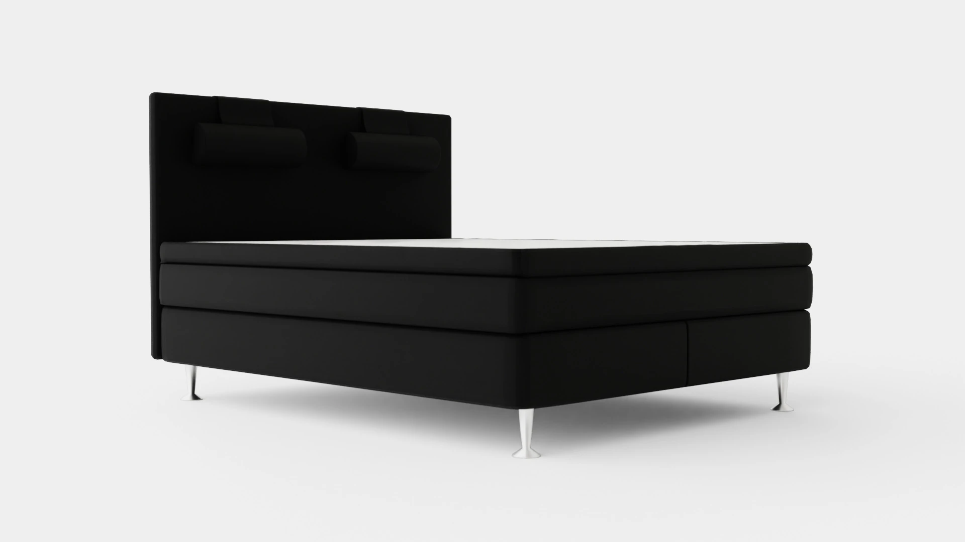 Meja Continental Bed Black 3D Model .c4d .max .obj .3ds .fbx .stl .blend 