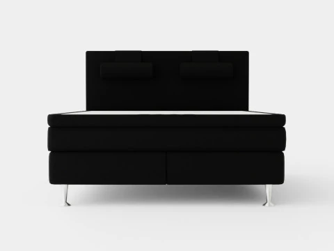 Meja Continental Bed Black 3D Model