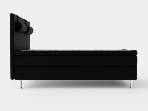 Meja Continental Bed Black 3D 모델