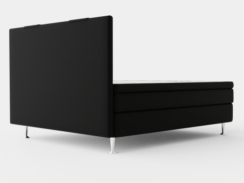 Meja Continental Bed Black 3D 모델