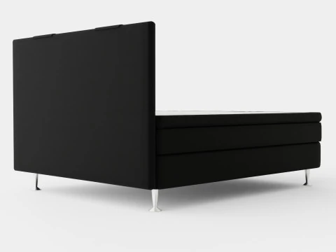 Meja Continental Bed Black 3D Model