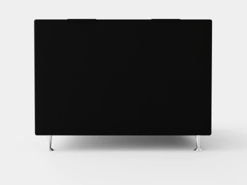 Meja Continental Bed Black 3D Model
