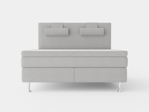 Meja Continental Bed Light Gray 3D Модель
