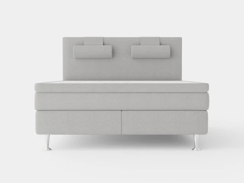 Meja Continental Bed Light Gray 3D Model