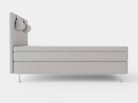 Meja Continental Bed Light Gray 3D Модель