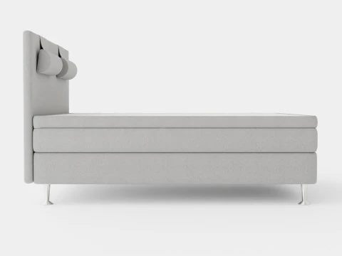 Meja Continental Bed Light Gray 3D Model