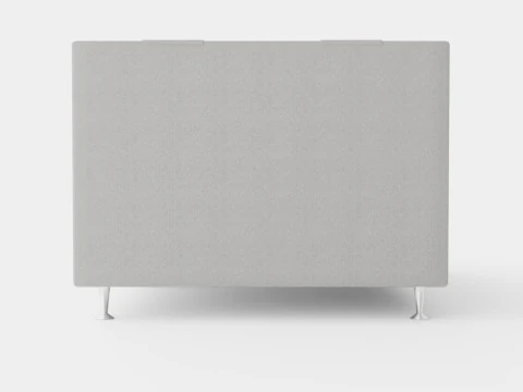 Meja Continental Bed Light Gray 3D Model