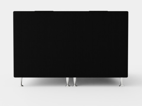 Meja Continental Bed Black Modelo 3D