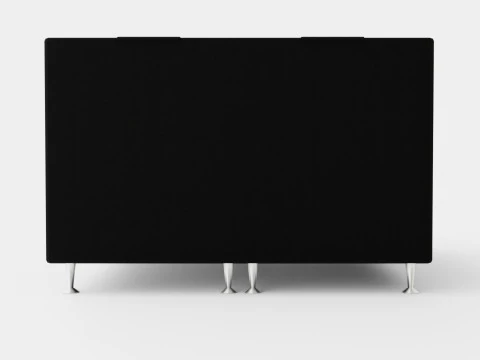 Meja Continental Bed Black 3D Model