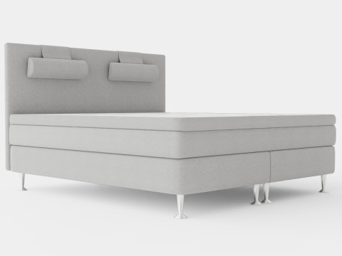 Meja Continental Bed Light Gray Model 3D