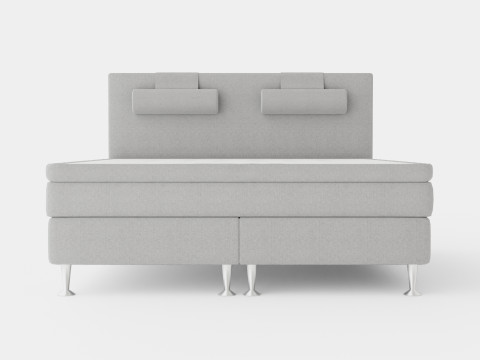 Meja Continental Bed Light Gray 3D Modell