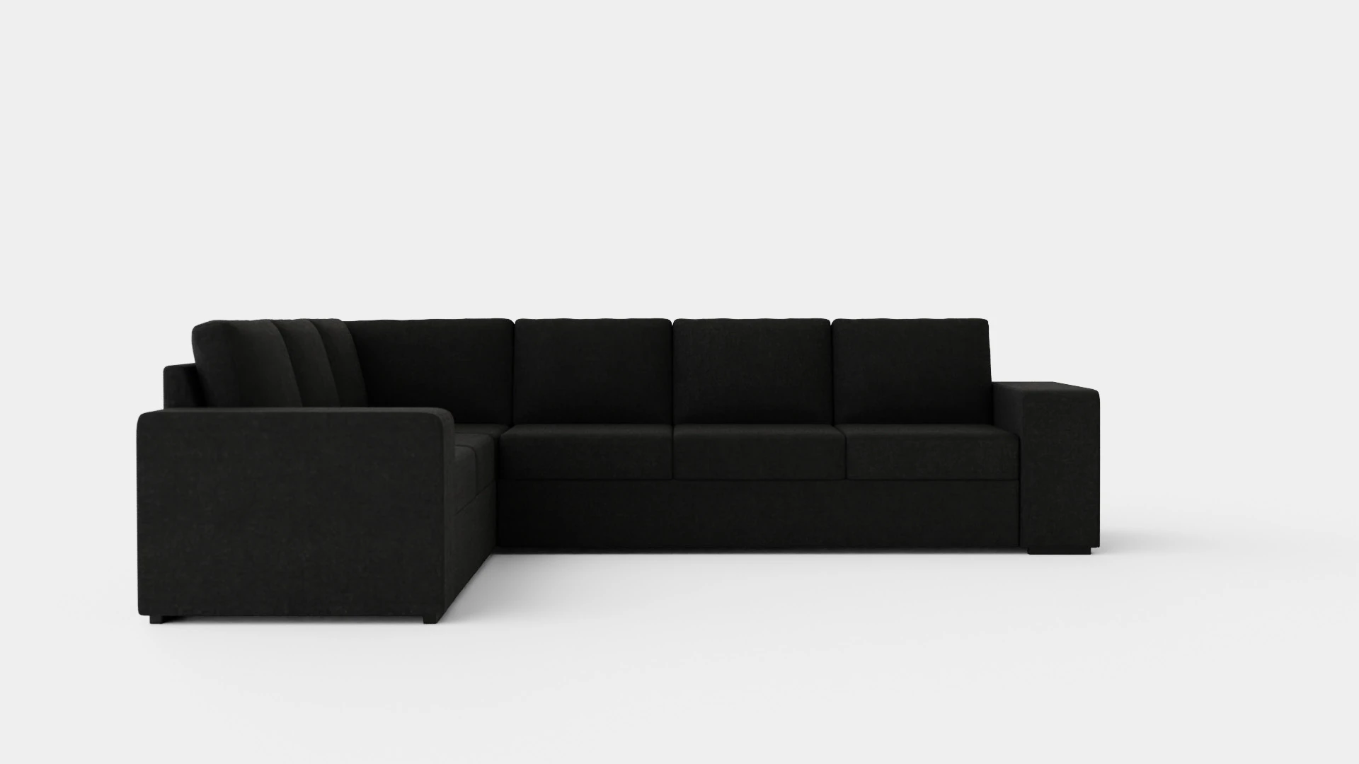 Memphi s Corner Sofa Reversible Dark Gray 3D Model .c4d .max .obj .3ds .fbx .stl .blend 