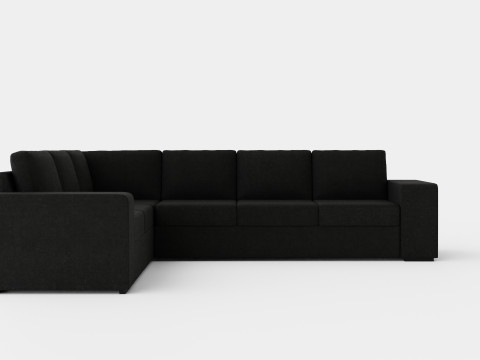 Memphi s Corner Sofa Reversible Dark Gray Modelo 3D