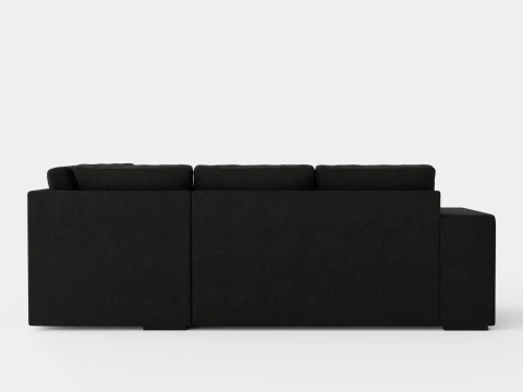 Memphi s Corner Sofa Reversible Dark Gray 3D Model
