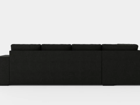 Memphi s Corner Sofa Reversible Dark Gray 3D Model