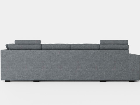 Memphis U Sofa With Divan Left Modello 3D
