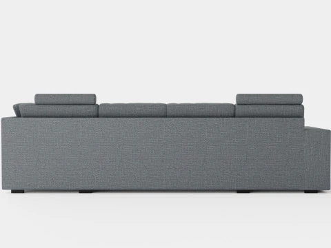 Memphis U Sofa With Divan Left 3D Model