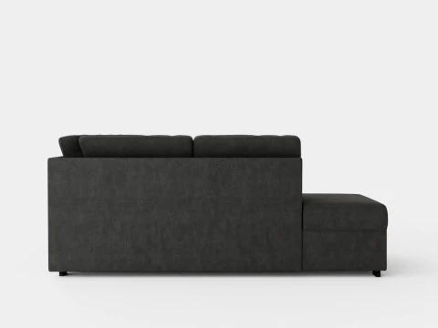 Memphis U Sofa With Divan Right Dark Gray 3D Model