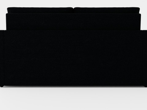 Minna Bed Sofa 2 Seater Black 3D Model