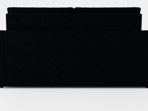 Minna Bed Sofa 2 Seater Black 3D Model