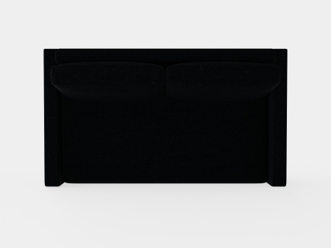 Minna Bed Sofa 2 Seater Black 3D Model
