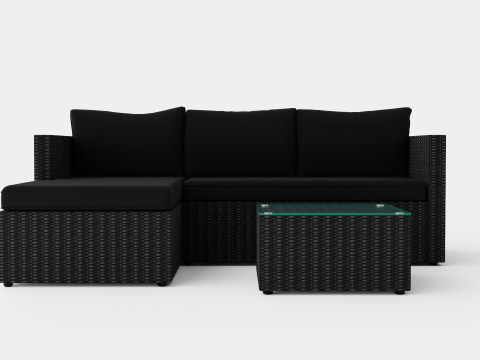 Mendoza Sofa Group 3D Model