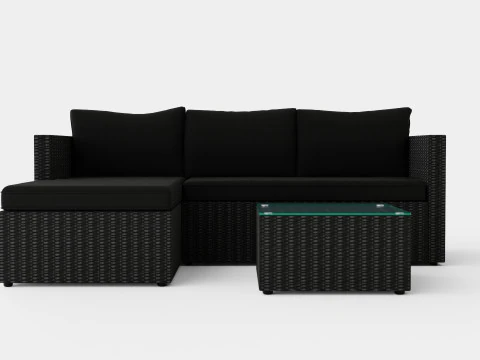 Grupo de Sof&aacute;s Mendoza Modelo 3D