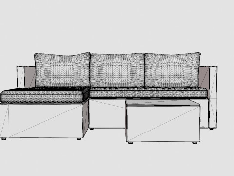 Mendoza Sofa Group Modello 3D