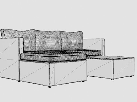 Mendoza Sofa Group Modello 3D