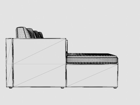 Mendoza Sofa Group Modello 3D