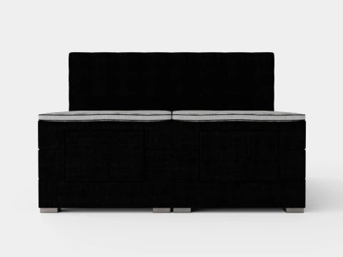 Mia Adjustable Bed Complete Bed Package Dark Gray 3D Model