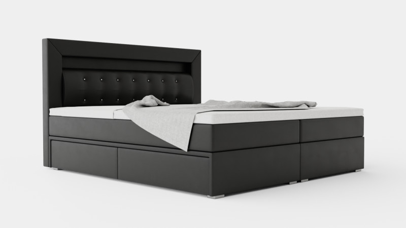 Modena Bed Package Co Storage Picked Gable Modelo 3D .c4d .max .obj .3ds .fbx .stl .blend 