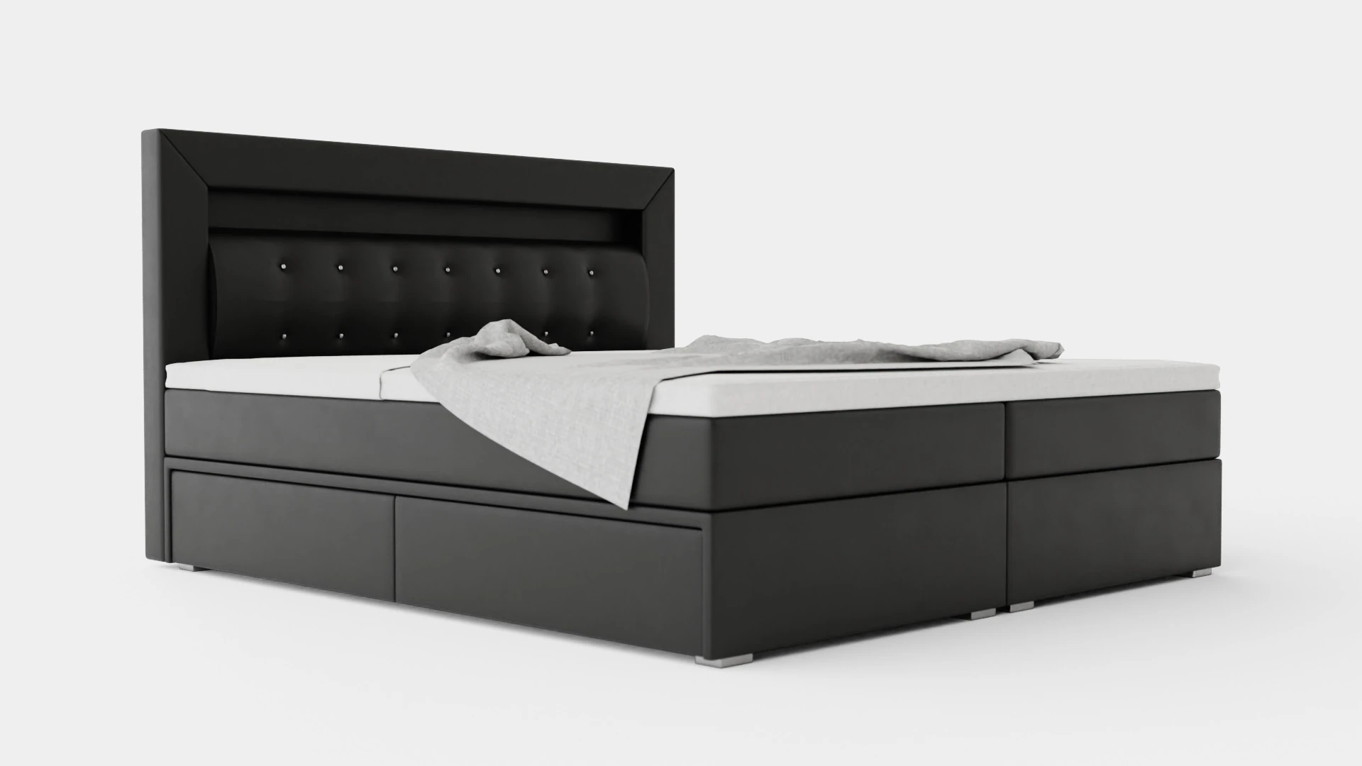 Modena Bed Package Co Storage Picked Gable 3D Model .c4d .max .obj .3ds .fbx .stl .blend 