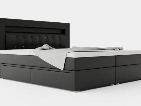 모데나 침대 패키지 공동 보관소 박공 선택 3D 모델