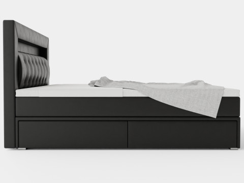 Modena Bed Package Co Storage Picked Gable Modelo 3D