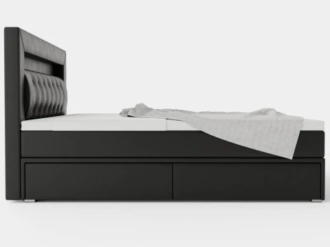 Modena Bed Package Co Storage Picked Gable 3D Model