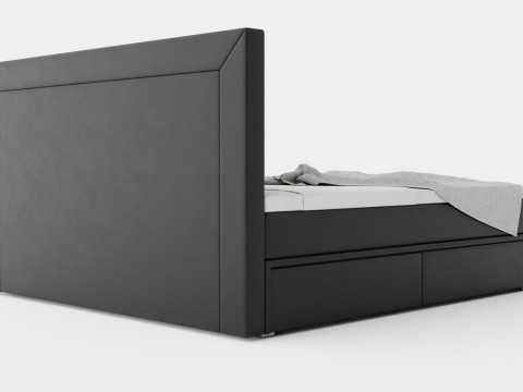 Modena Bed Package Co Storage Picked Gable Modelo 3D