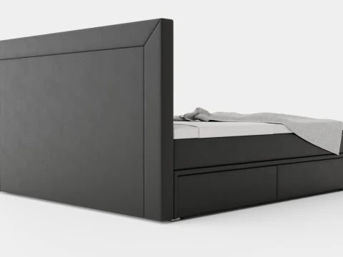 Modena Bed Package Co Storage Picked Gable 3D Model
