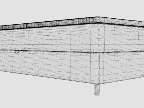 Montana Box Bed 3D Модель